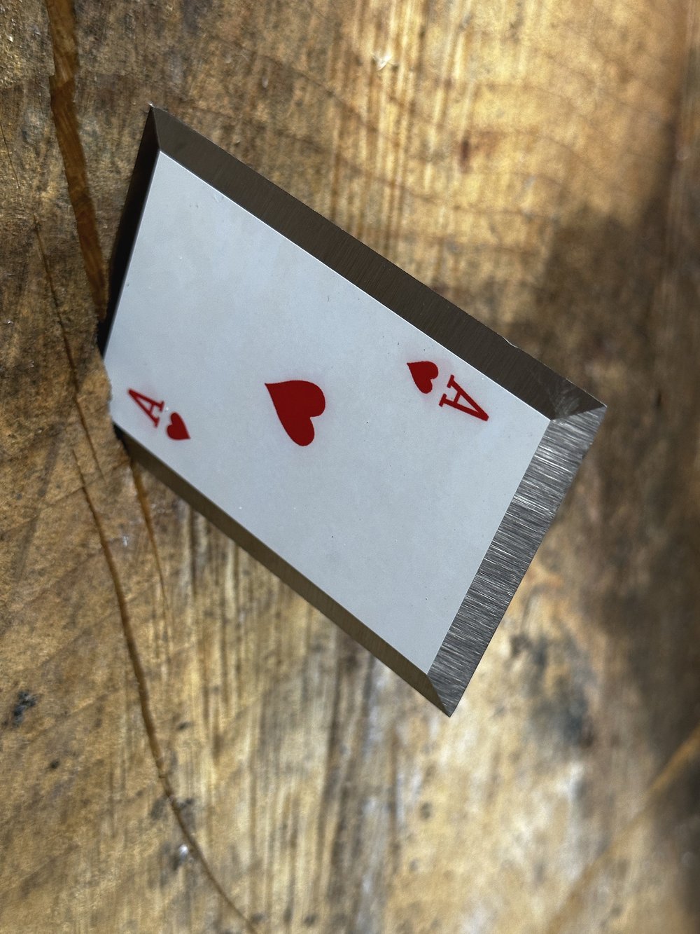The ROYAL FLUSH - Red 5 Piece Throwing Card Set — Empire Tactical USA